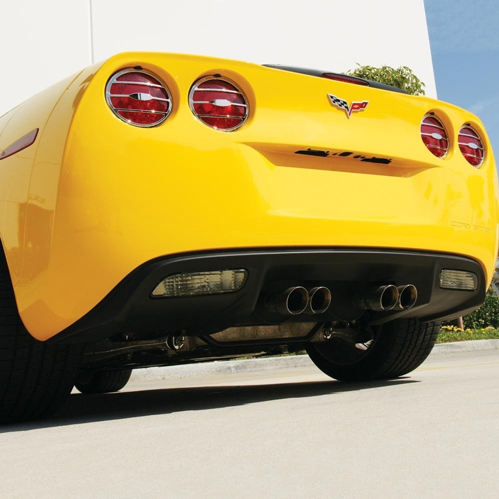 Corvette Taillight Bezels - Chrome 4 Pc. Set : 2005-2013 C6, Z06, ZR1, Grand Sport