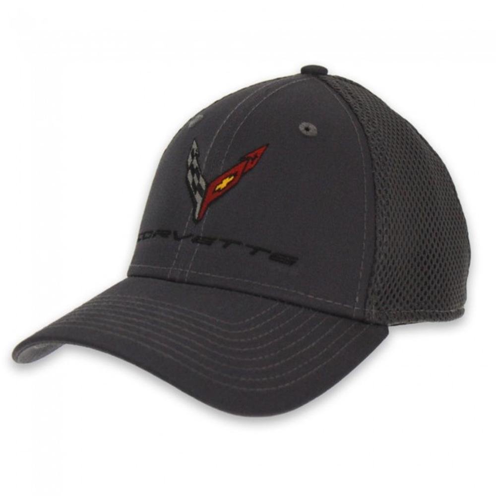 Corvette Next Generation New Era Stretch-Mesh Cap - Charcoal