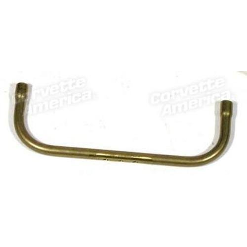 Corvette Carburetor Vent Tube. Brass 2X4 Rear: 1956-1961