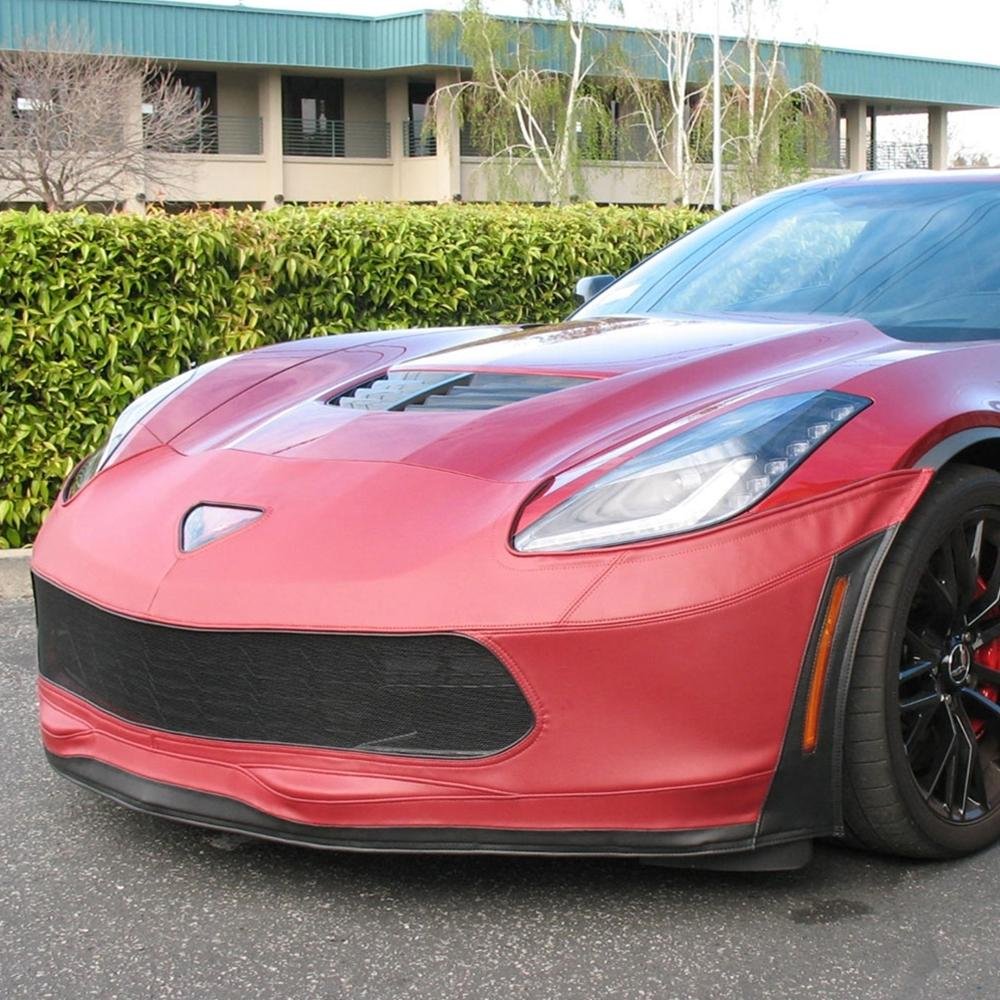 Corvette SpeedLingerie Super Bra - Nose Cover - Stage 1 w/Grille Camera - Torch Red : C7 Z06, Grand Sport