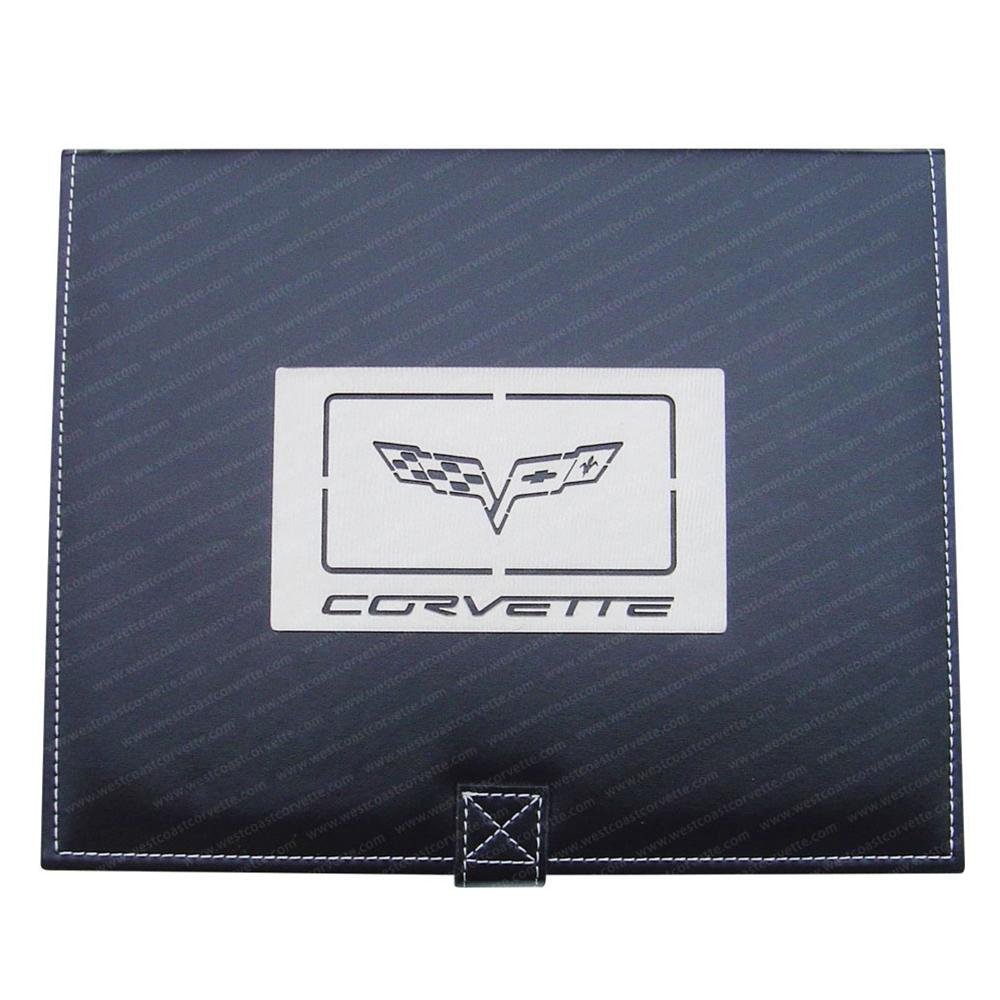 Corvette Jewelry Box w/Brushed Stainless Steel Emblem : 2005-2013 C6