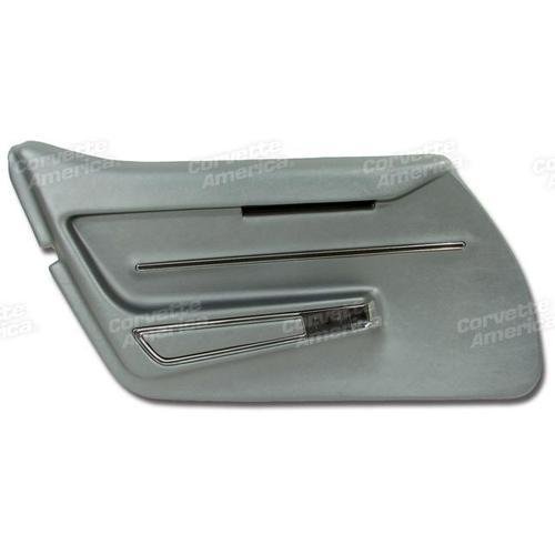 Corvette Door Panel. Gunmetal With Trim LH: 1968