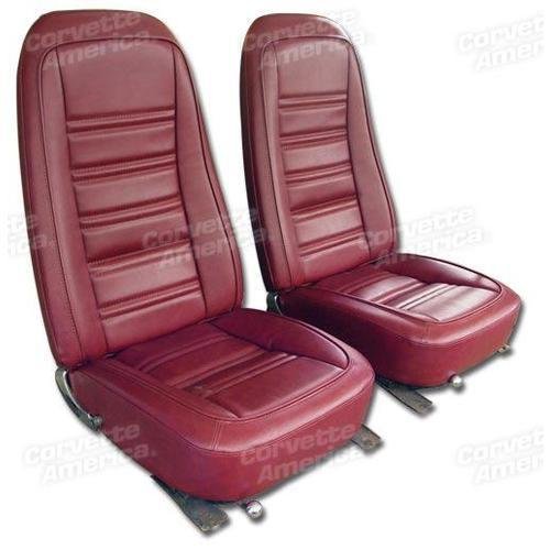 Corvette Leather Like Seat Covers. Firethorn: 1976