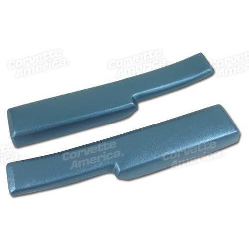 Corvette Door Sill Pads. Blue: 1986-1987