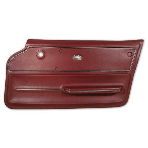 Corvette Door Panel. Maroon Convertible With Trim RH: 1965