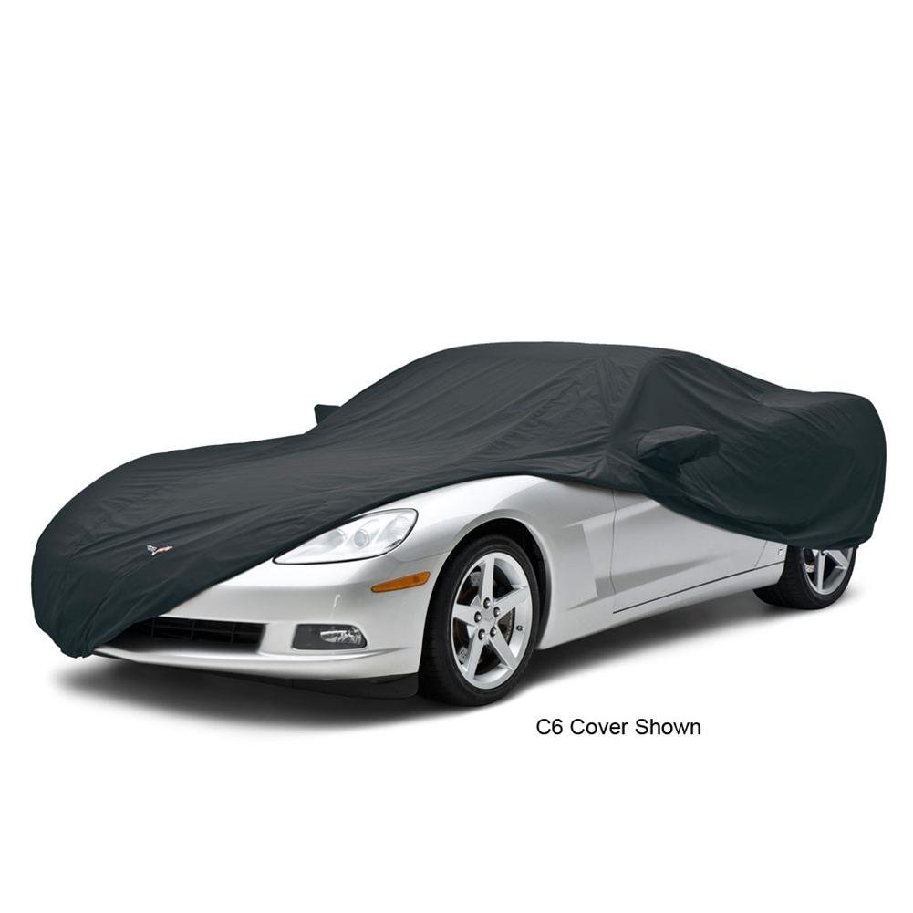 Corvette Car Cover - All Weather Custom Fit with Z06 Logo - Black : 2006-2013 Z06