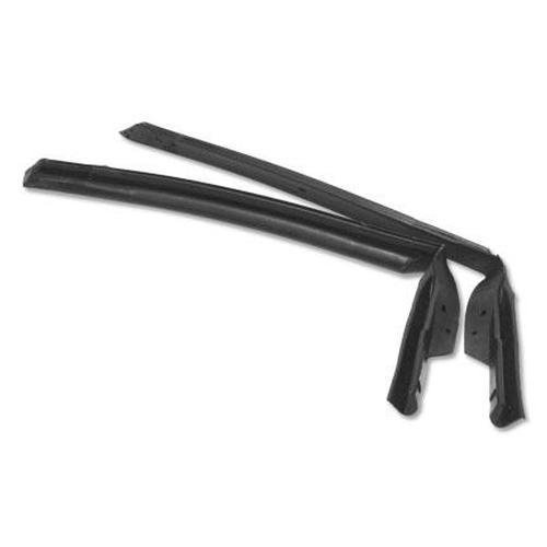 Corvette Weatherstrip. Pillar Posts - Complete - Import: 1968-1972
