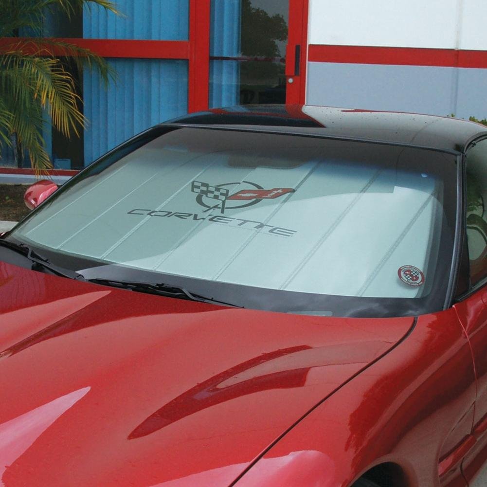 Corvette Accordion Style Sunshade - Insulated : 1997 - 2004 C5