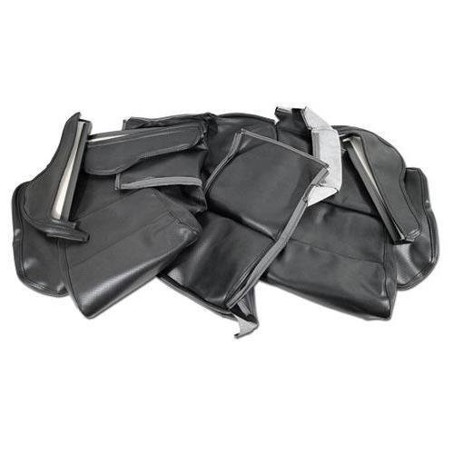 Corvette Leather Like Seat Covers. Graphite Sport: 1984-1987