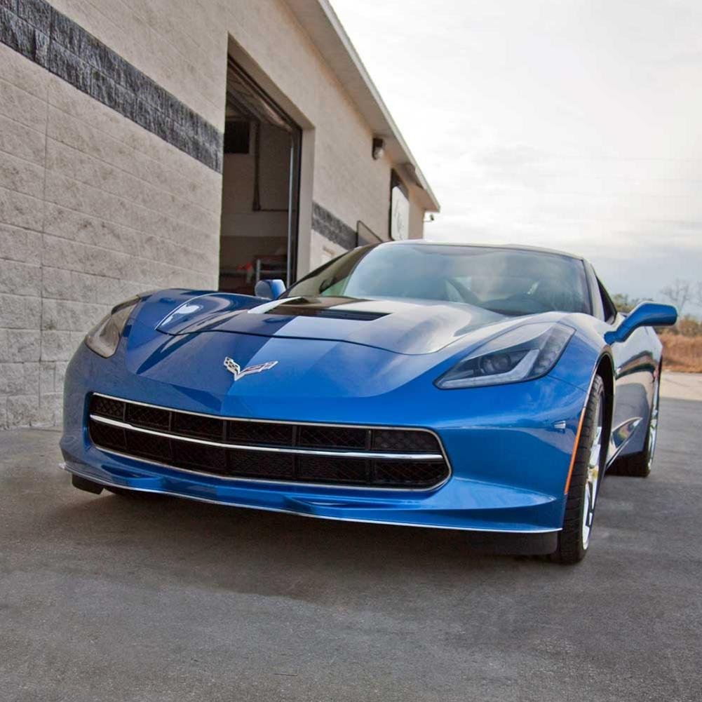 Corvette Front Lip Spoiler / Splitter Polished : C7 Stingray, Z51