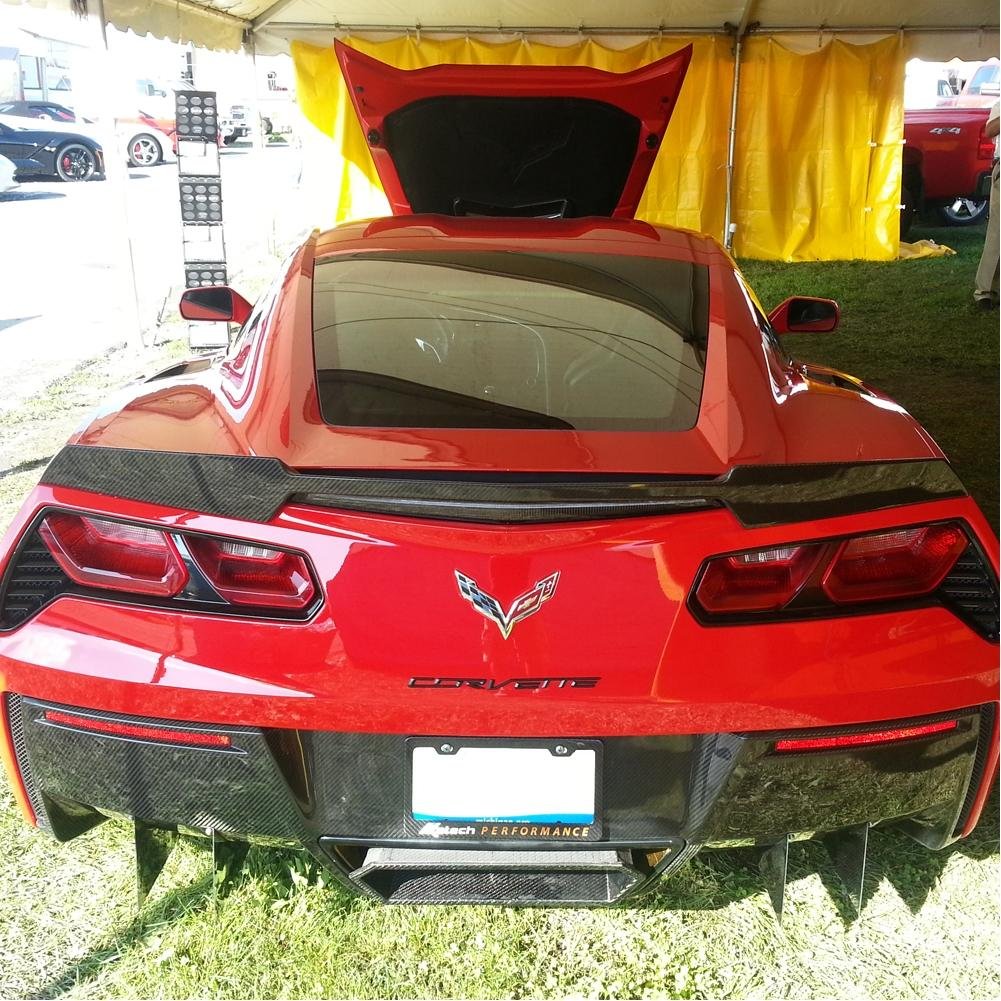 Corvette Rear Spoiler - Carbon Fiber - Katech : C7 Stingray