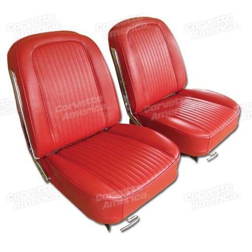 Corvette Vinyl Seat Covers. Red: 1963