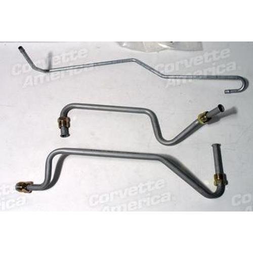 Corvette Brake Line. Front To Rear W/Power Brake: 1968