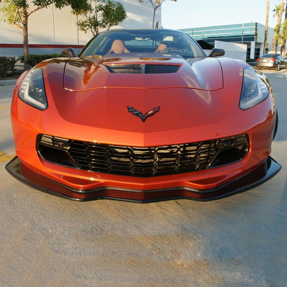 Corvette 3pc Front Splitter/Air Dam w/Under-tray - Carbon Fiber - APR Performance : C7 Z06