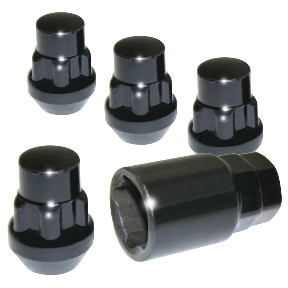 Corvette Wheel Locks (Set) Black : 1997-2019 C5, C6, C7, Z06, ZR1, Grand Sport