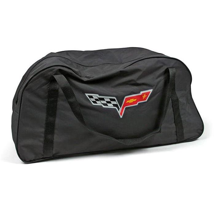 Corvette Car Cover - GM Dust Cover with Grand Sport Logo - Black(Indoor): 2010-2013