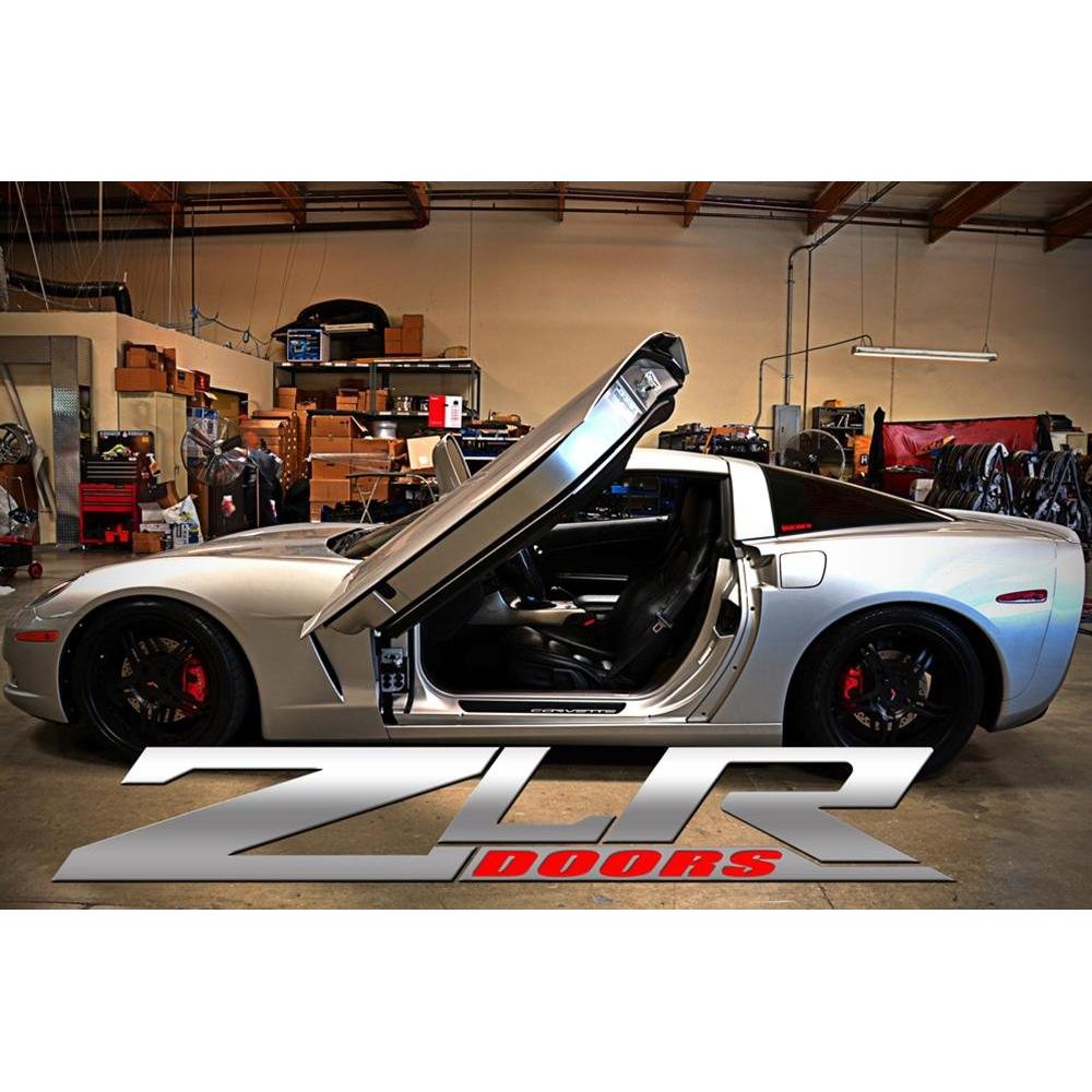 Corvette Lambo Style Vertical Doors - ZLR Hinge Kit : 2005-2013 C6, Z06, ZR1, Grand Sport