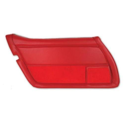 Corvette Leather Door Panel. Red LH: 1981