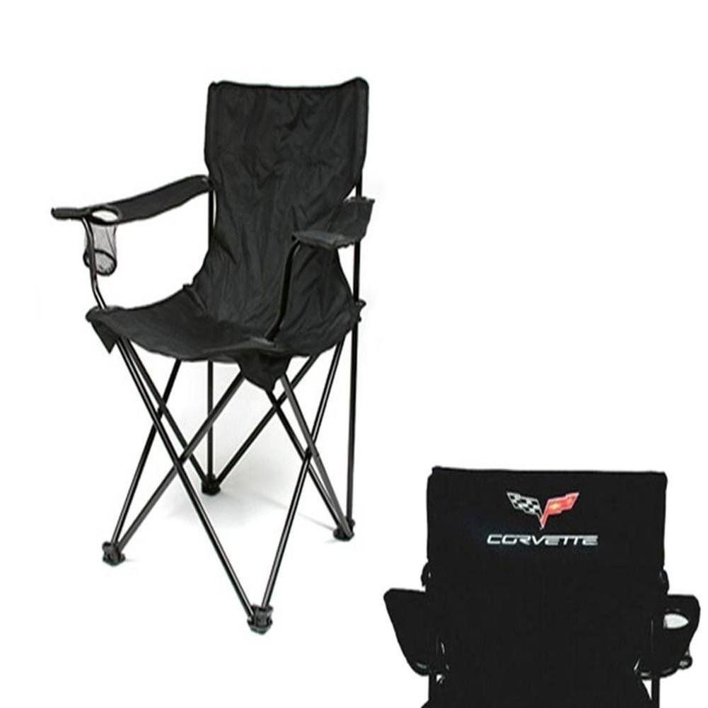 Corvette Travel Chair with C6 Logo
