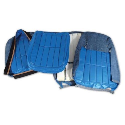 Corvette Leather Seat Covers. Bright Blue: 1968