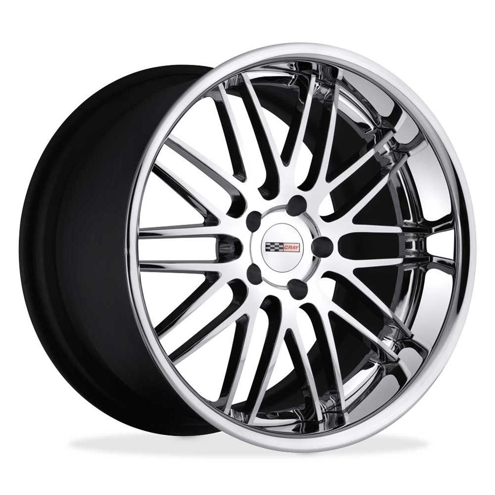 Corvette Wheels - Cray Hawk (Set) - 20" x 11" / 19" x 9.5" - Chrome : C7 Stingray, Z51