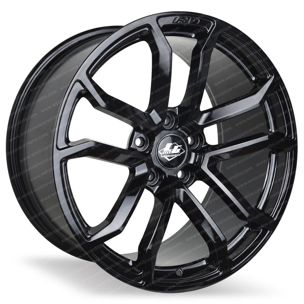 Corvette Wheels - LG Motorsports GR7 (Set) : Gloss Black