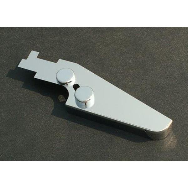 Corvette Windshield Washer Tank Cover with Caps- Polished Stainless Steel : 2005-2013 C6,Z06,Grand Sport
