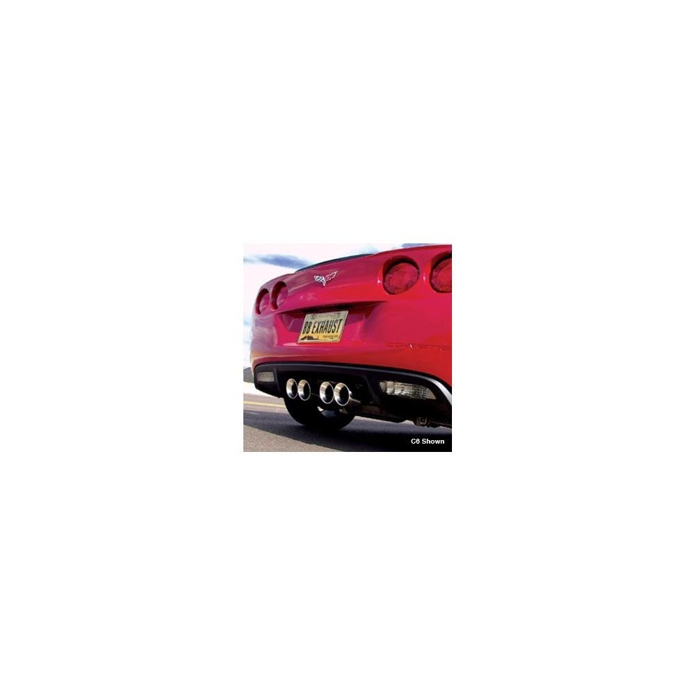 Corvette Exhaust System - B&B PRT w/ Quad Round Tips : 2006-2013 C6 Z06 & ZR1