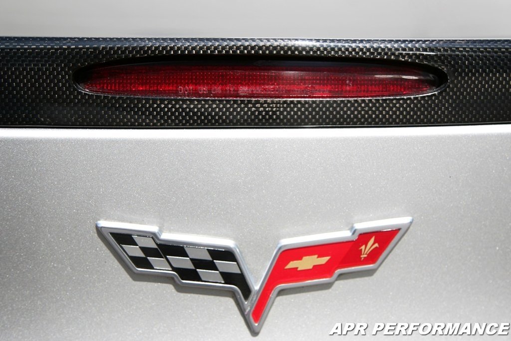 Corvette Rear Spoiler - Carbon Fiber : 2005-2013 C6, Z06, ZR1, Grand Sport