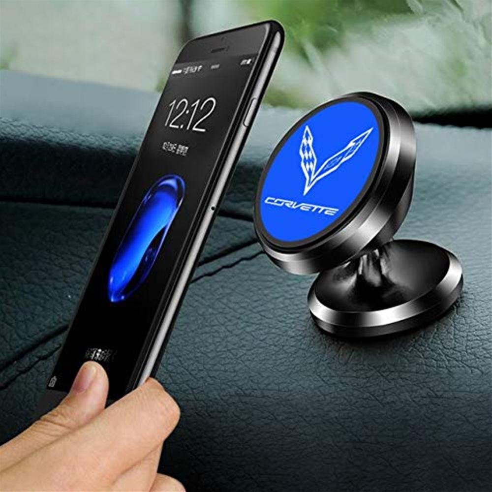 C7 Corvette Cling Magnetic Dash Phone Holder : Red or Blue