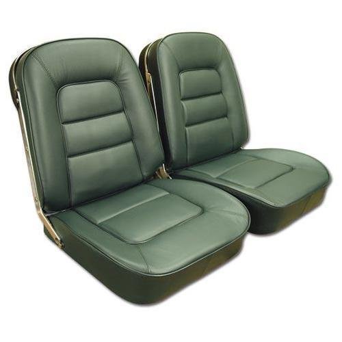 Corvette Leather Seat Covers. Green: 1965