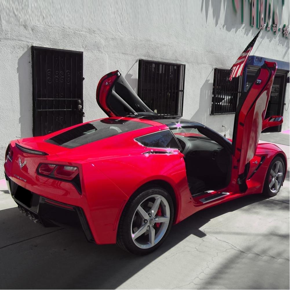 Corvette Lambo Style Vertical Doors - Hinge Conversion Kit : C7 Stingray, Z51, Z06, Grand Sport