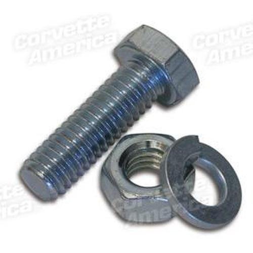 Corvette Park Brake Pulley Bolt, Nut & Lockwasher.: 1964-1966