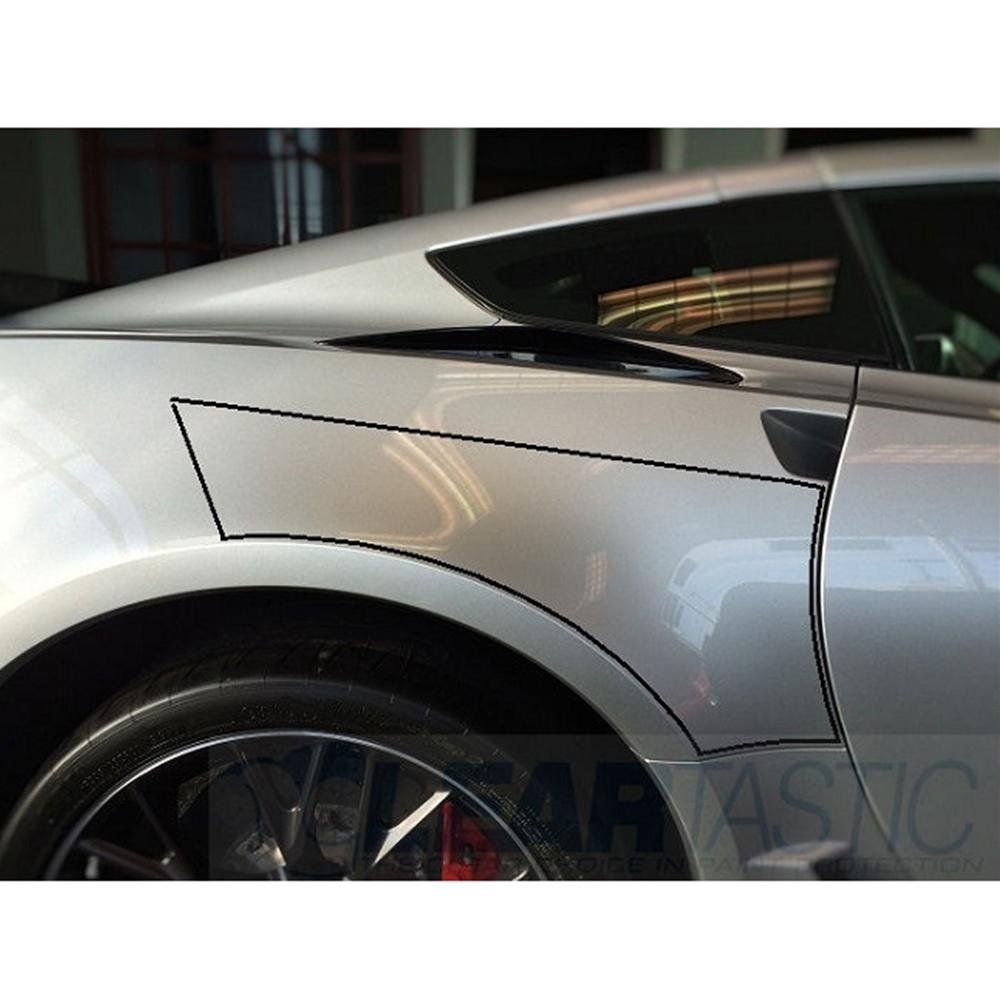 Corvette Cleartastic Invisible Rear Fender Flare Kit - Paint Protection : C7 Z06, Grand Sport