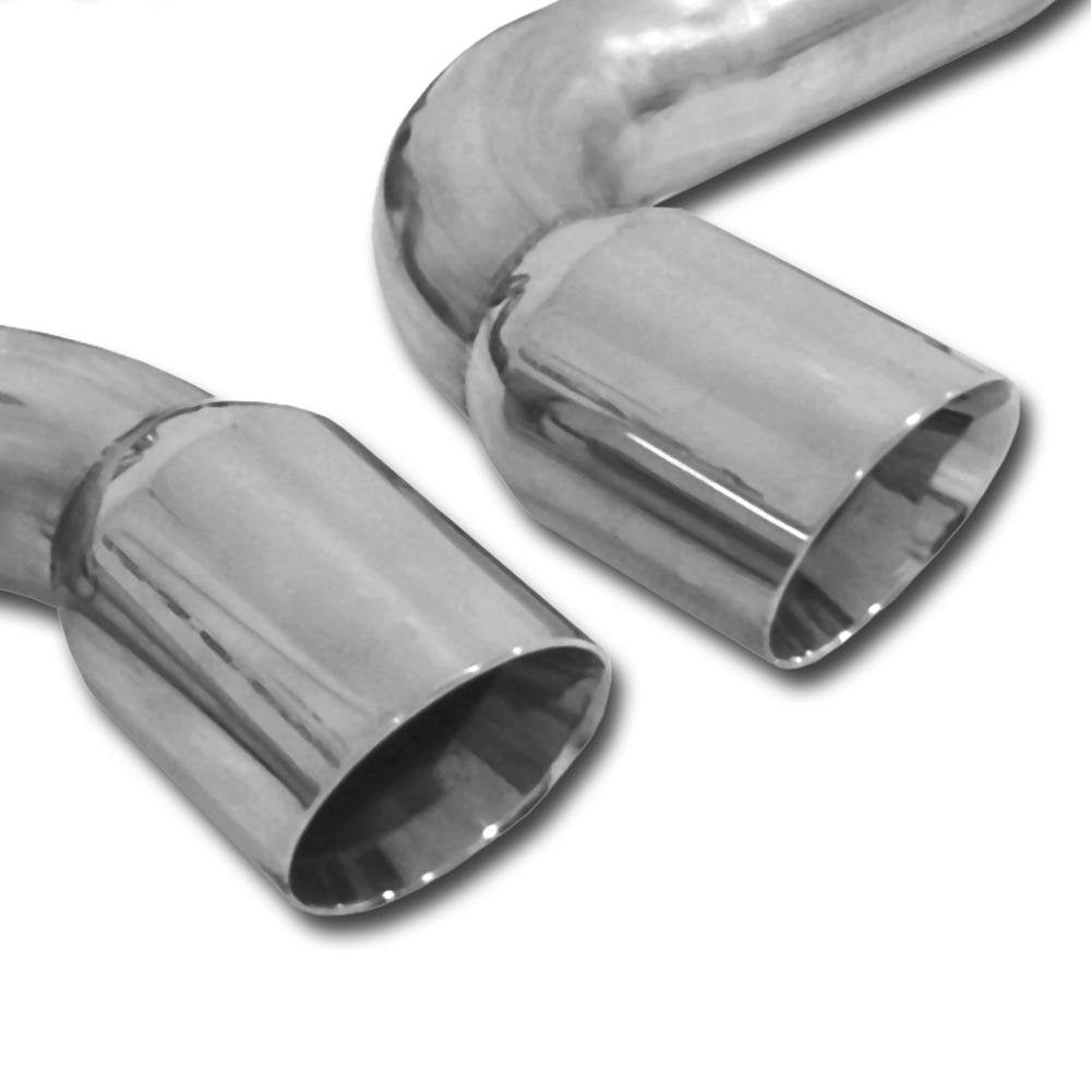 Corvette Exhaust System - B&B Bullet w/Dual 4.0" Round Tips : 1997-2004 C5 & Z06