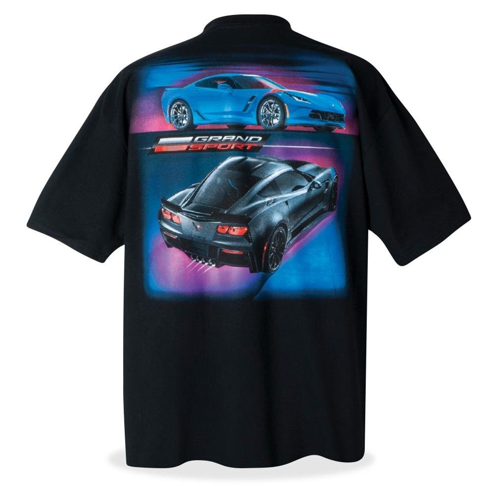Corvette Tee Shirt - Black : C7 Grand Sport