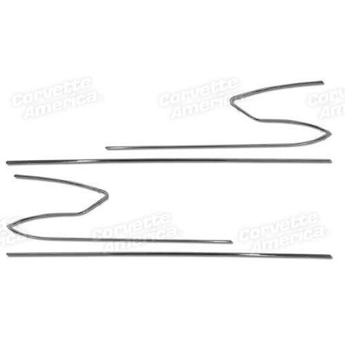 Corvette Door Panel S-Trim. 12 Piece Set.: 1958-1961