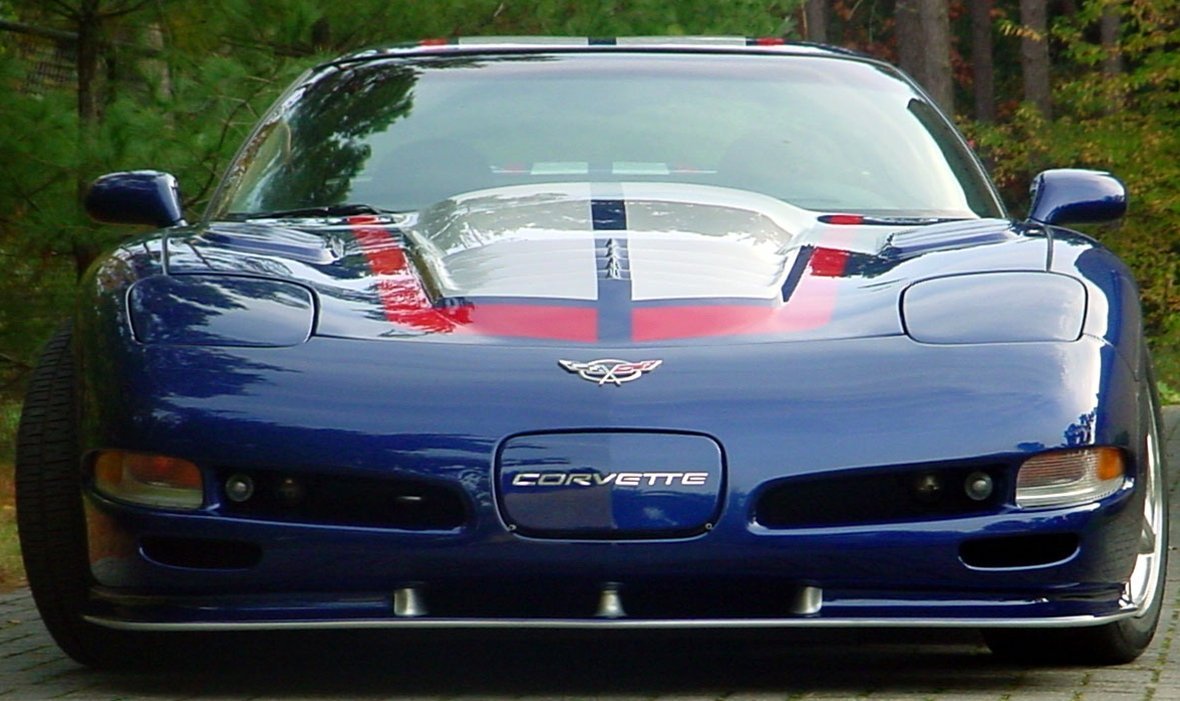 Corvette Spoiler C5R Style Front Splitter : 1997-2004 C5 & Z06