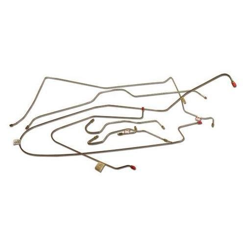 Corvette Brake Line Set. W/Power Brake 3/16 Inch: 1965