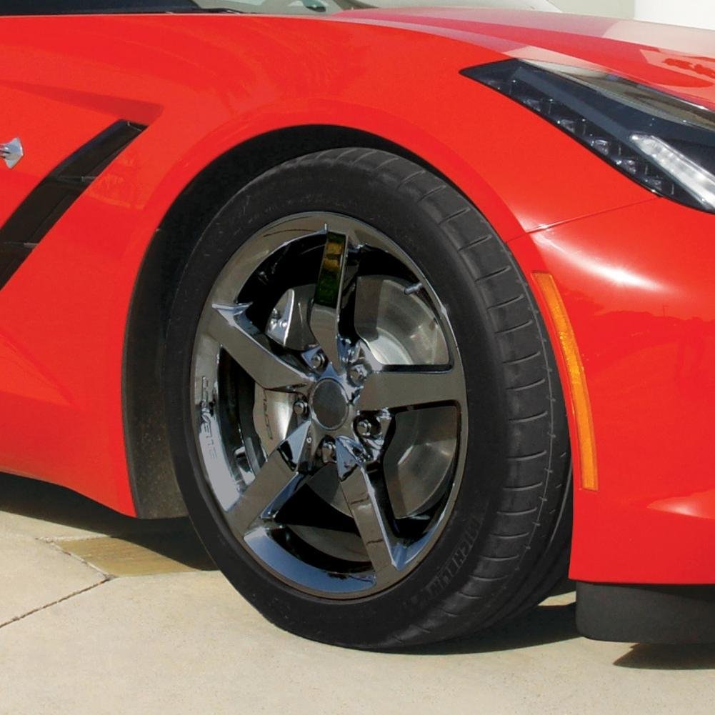 C7 Corvette Stingray GM Wheel Exchange - Black Chrome : 2014