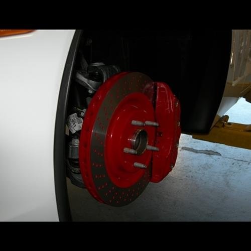 Corvette Powder Coated Rotors : 2006-2013 Z06 & Grand Sport
