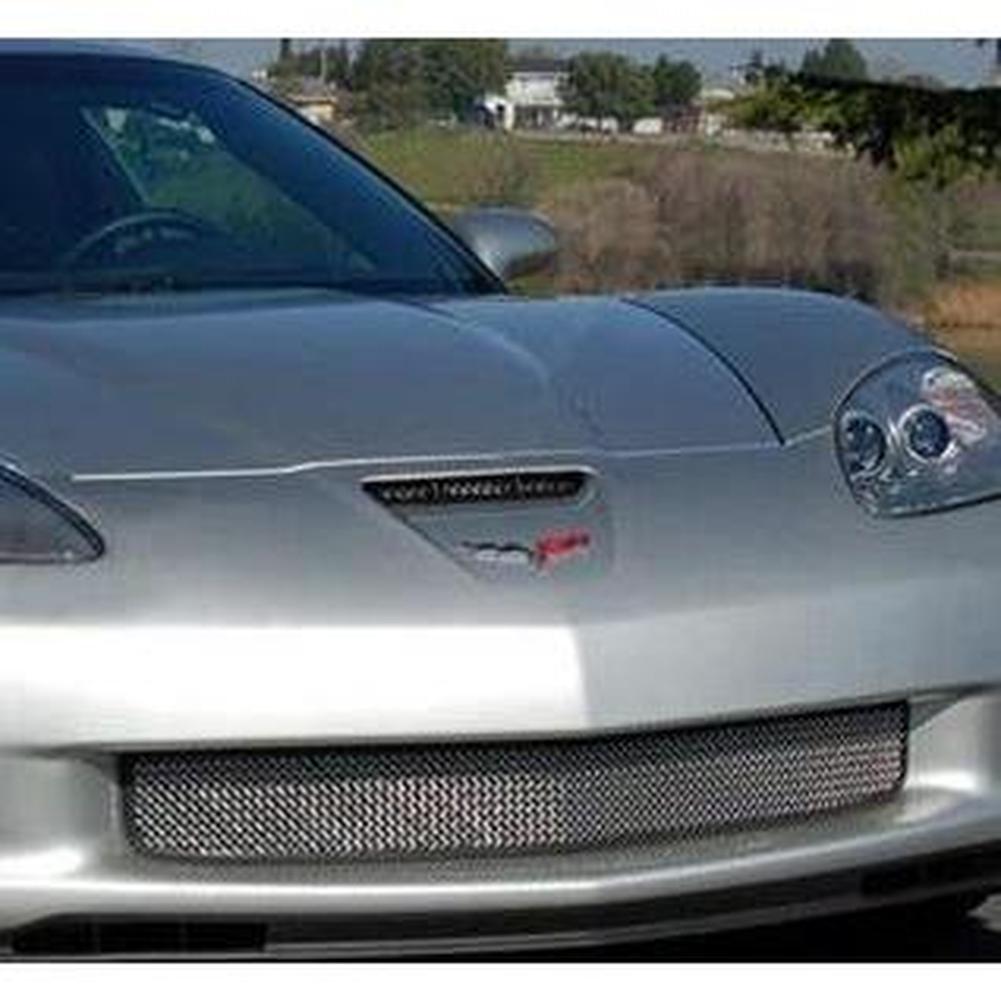 Corvette RaceMesh Z06 Lower Valance Grille : 2006-2013 Z06 (Electro Polished Stainless Steel)
