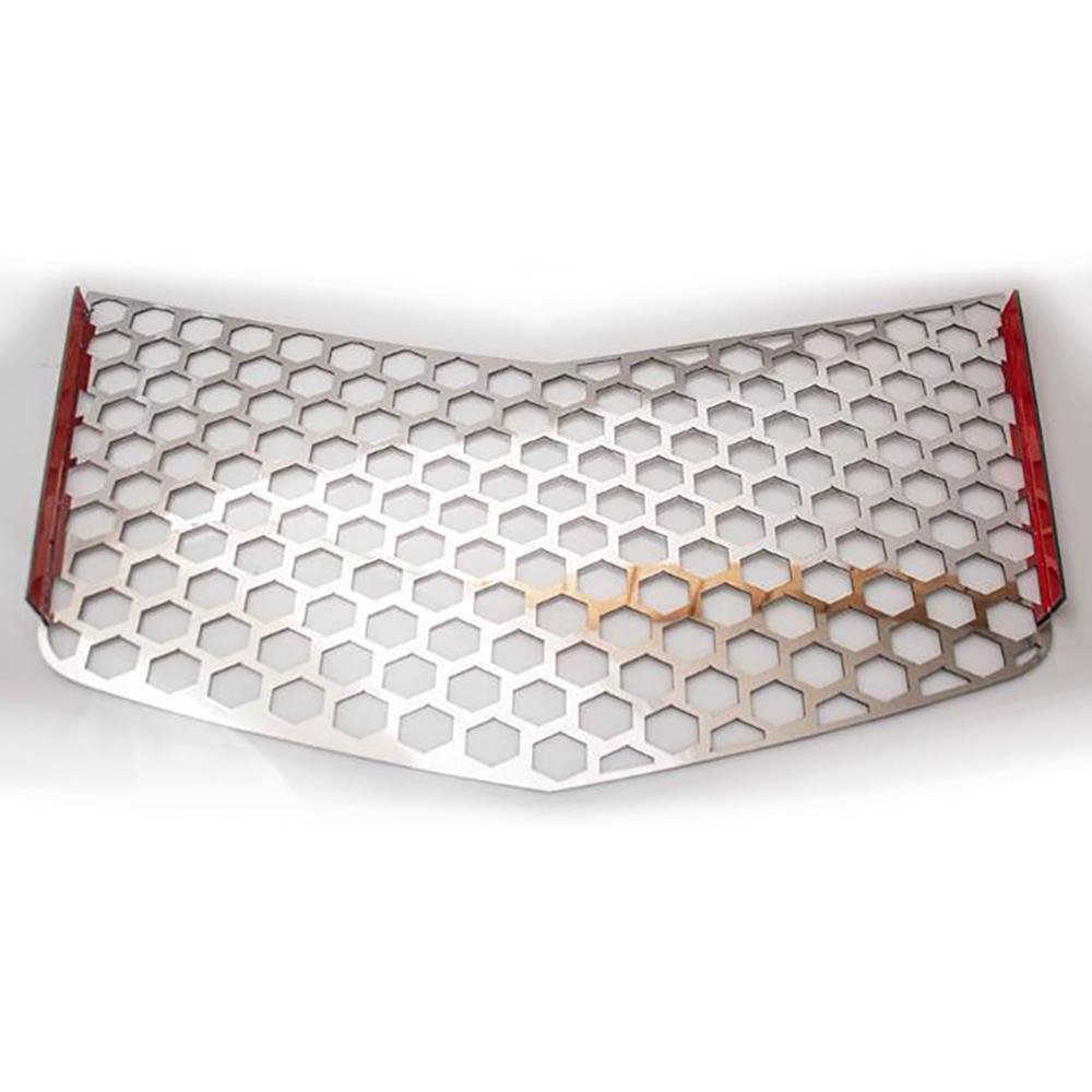 Corvette Hood Vent Grille Polished - Matrix Series : C7 Stingray, Z51, Grand Sport