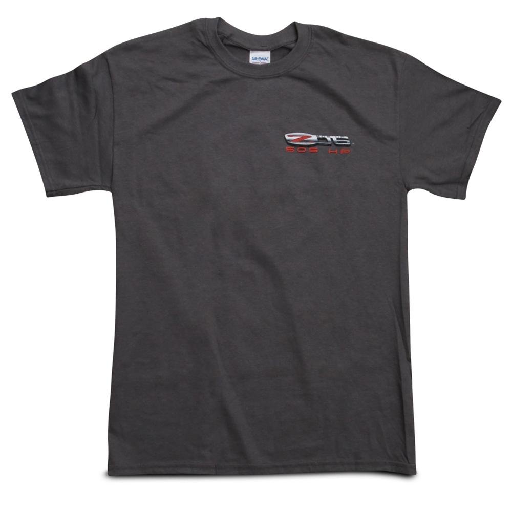 Corvette C6 Z06 Be Careful What You Ask For - T-shirt : Charcoal
