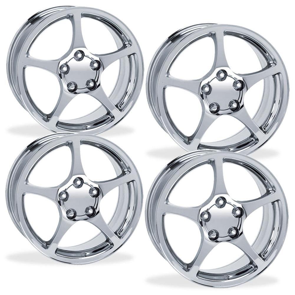 Corvette Wheels - 2000-04 Style Reproduction (Set) : Chrome
