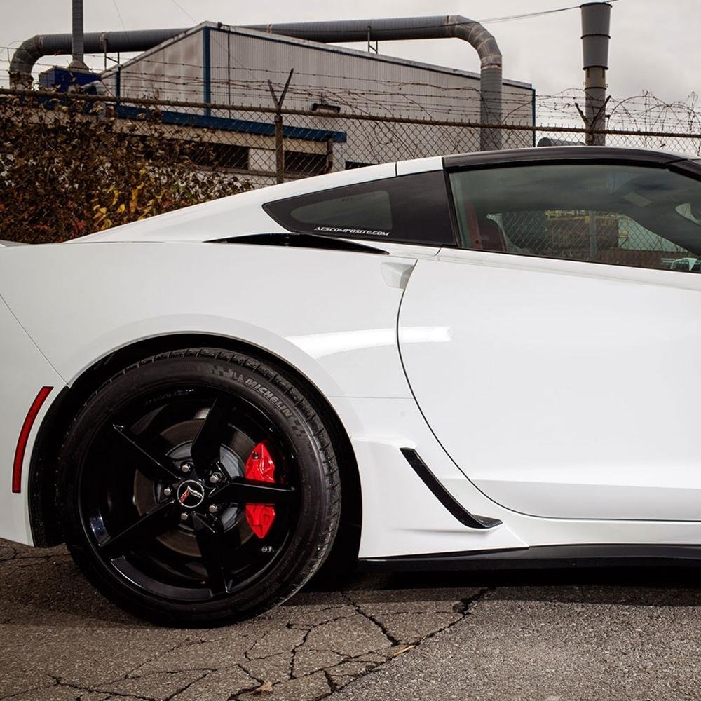 Corvette Lower Rocker Z06 Brake Intake Scoop - ACS : C7 Stingray, Z51