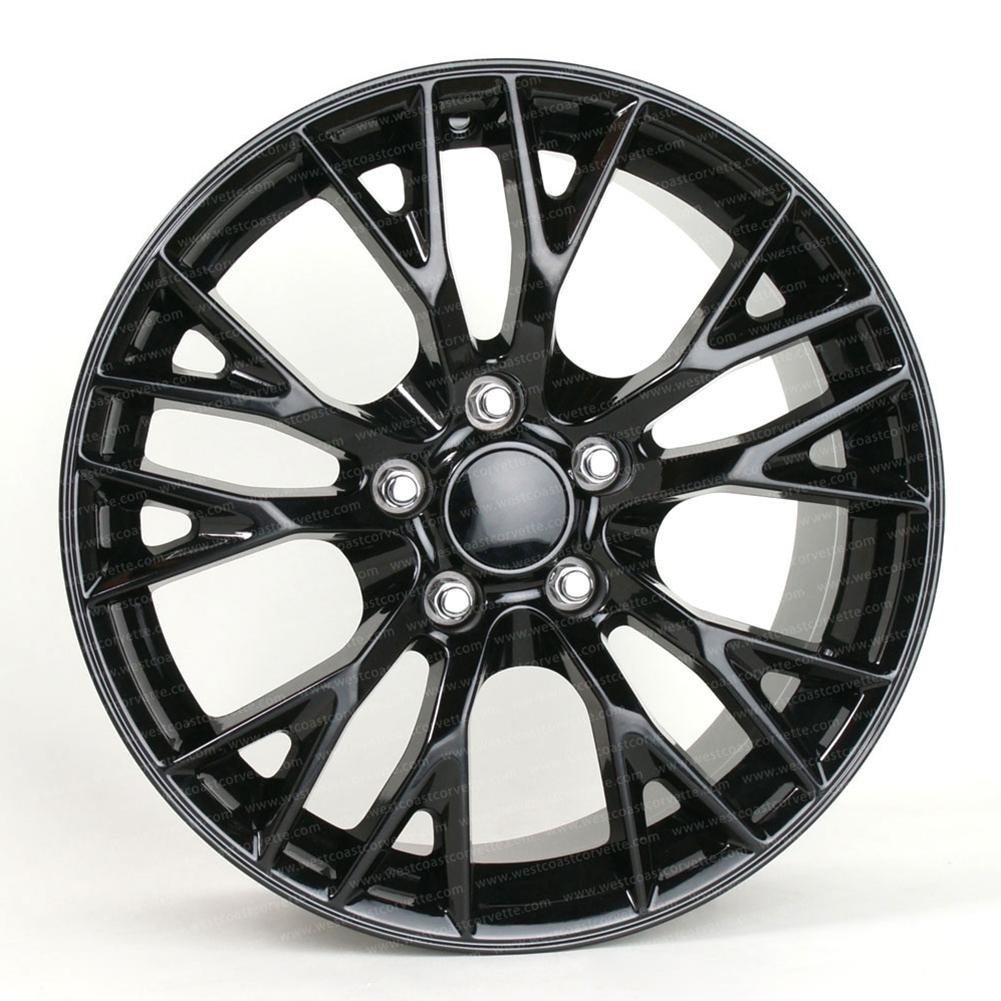 C7 Corvette Z06 Style Reproduction Wheels (Set) : Gloss Black