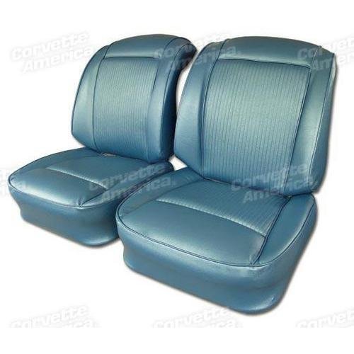 Corvette Vinyl Seat Covers. Jewel Blue: 1961