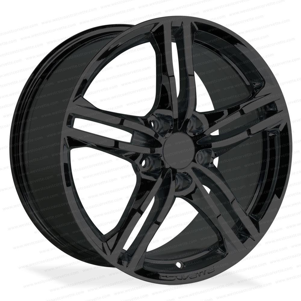 Corvette GM Wheel Exchange (Set) - Gloss Black : 2016 C7 Stingray