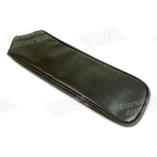 Corvette Center Armrest Cover. Green Vinyl: 1965-1966